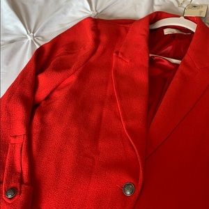 red blazer